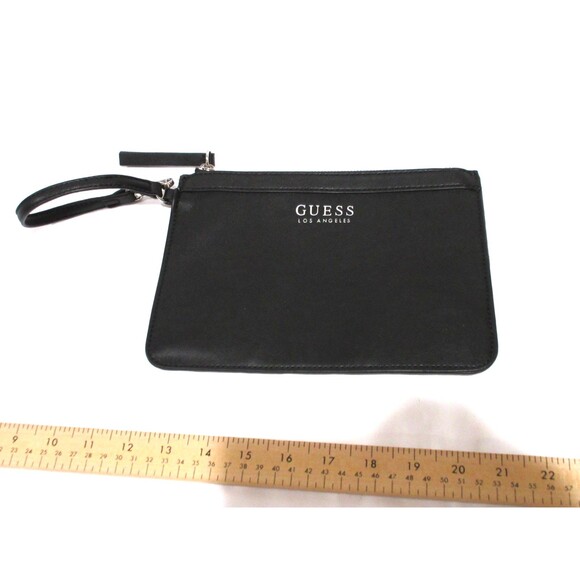 Guess Faux Leather Wristlet Handbag 9x6 in - Picture 1 of 3